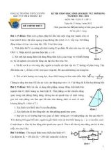 Kì thi chọn học sinh giỏi khu vực mở rộng năm học 2011- 2012 môn thi Vật lý lớp 11